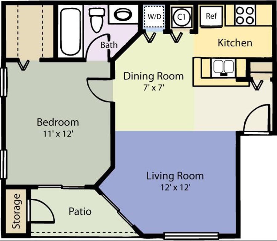 The Cabernet Floor Plan 1